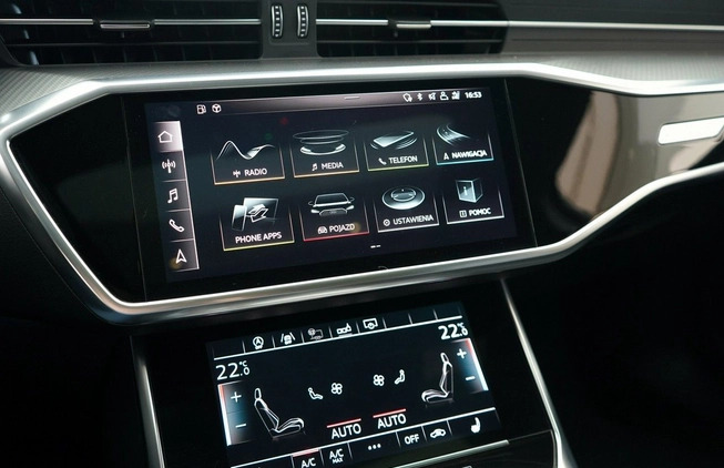 Audi A6 cena 209980 przebieg: 53908, rok produkcji 2019 z Niemcza małe 781